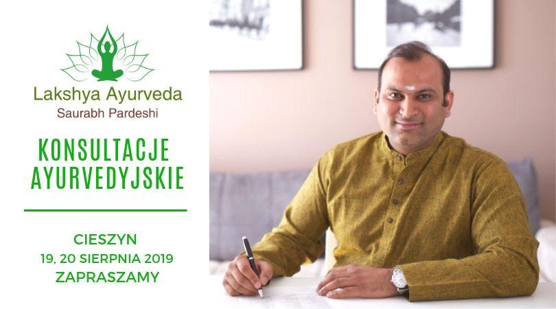 Konsultacje Ayurvedyjskie z Saurabhem Pardeshi 16/20.08