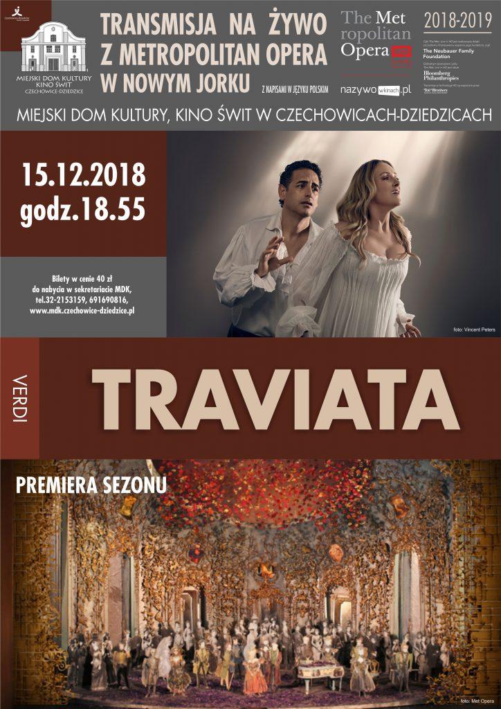 La Traviata w kinie Świt - 15.12