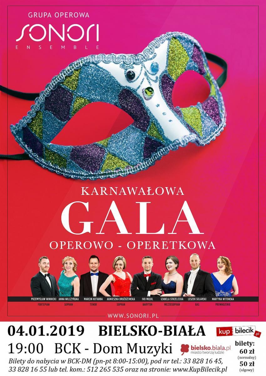 Karnawałowa Gala Operowo-Operetkowa -04.01