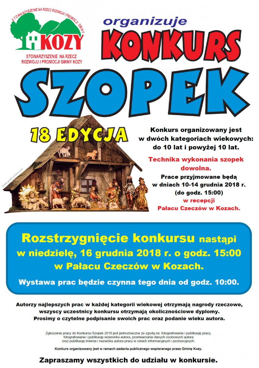 Konkurs szopek bożonarodzeniowych - 10-14.12