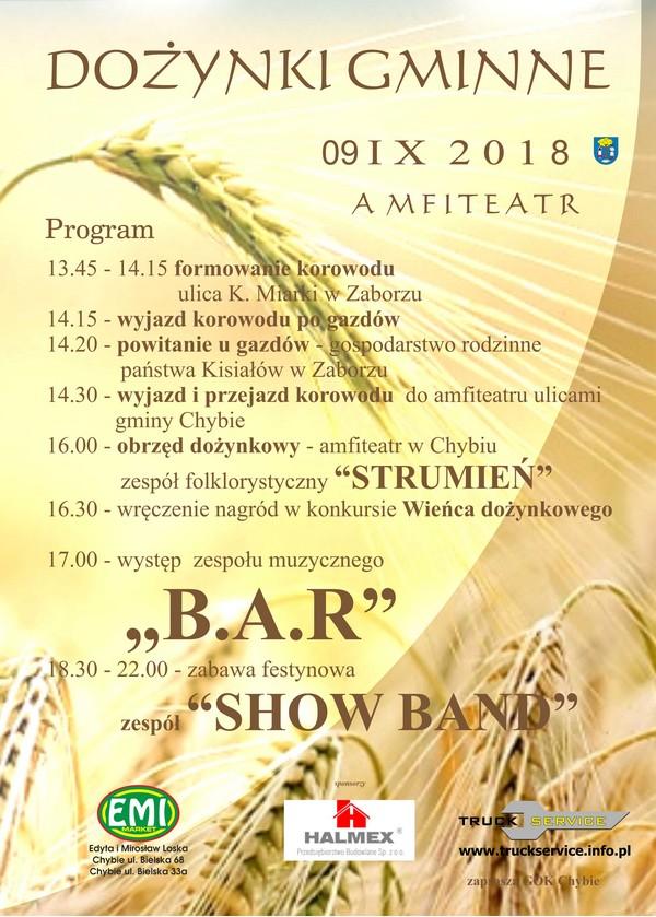 Dożynki Gminne Chybie 09.09