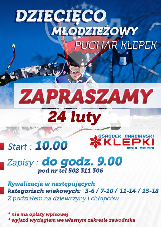Wisła: Dziecięco-Młodzieżowy Puchar Klepek w narciarstwie 24.02