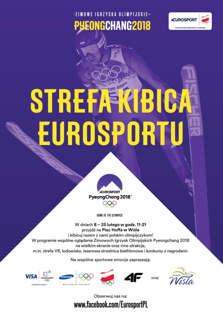 Wisła: Strefa Kibica Eurosport - transmisja z IO w Pyeongchchang 08.02-25.02