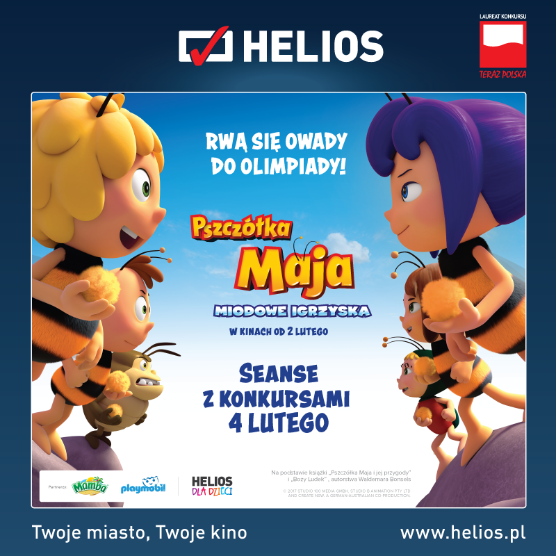 Weekend z Pszczółką Mają w Heliosie (KONKURS)