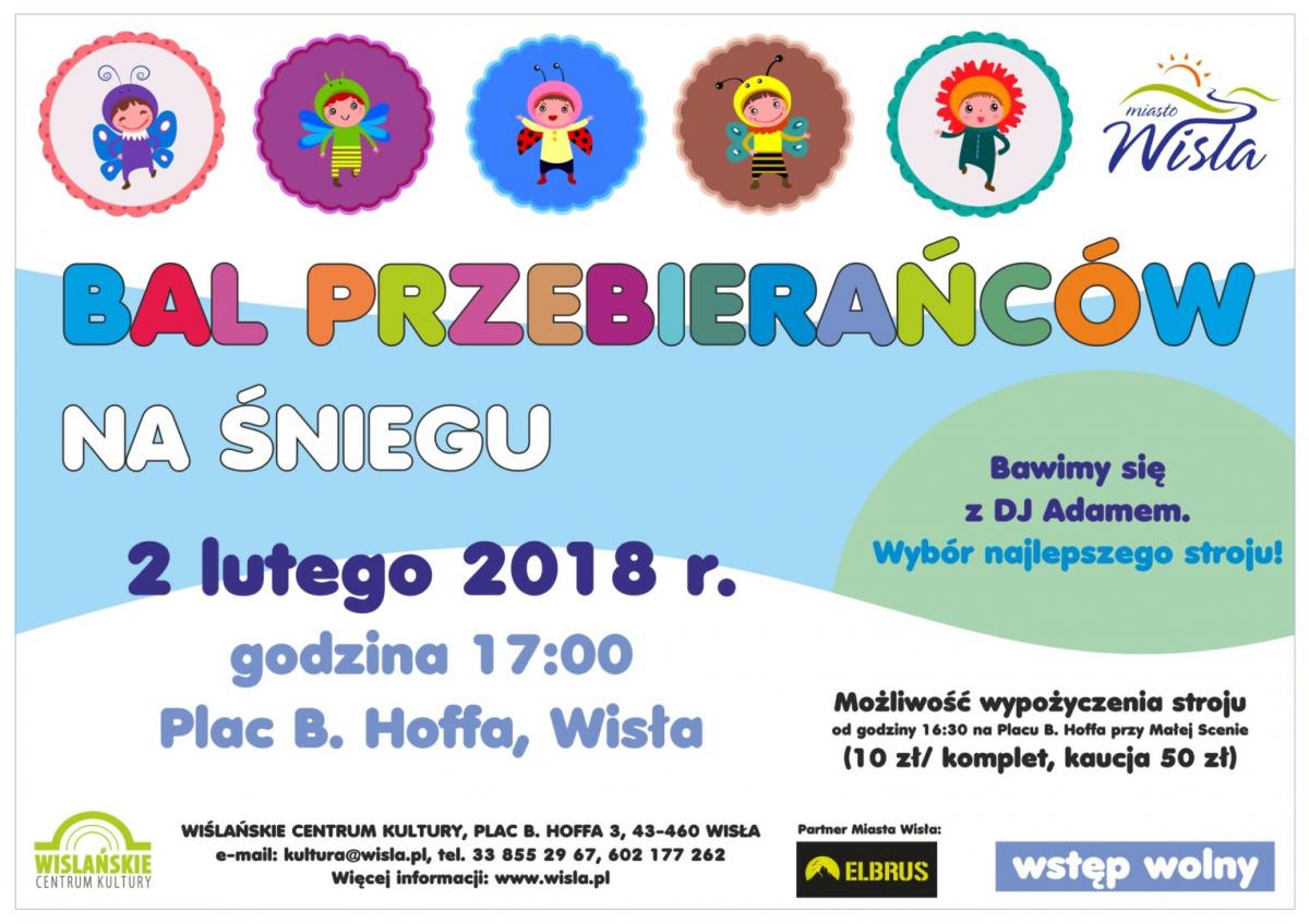 Wisła: Bal Przebierańców na śniegu - zabawa z DJ