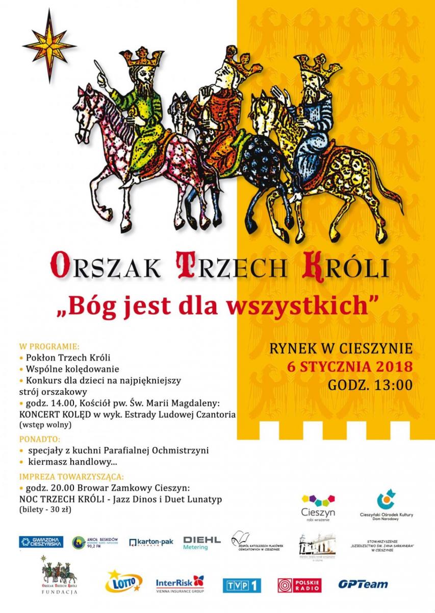 Cieszyn: Orszak Trzech Króli 06.01