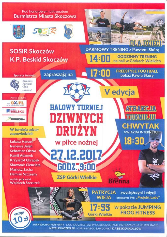 Halowy Turniej Dziwnych Drużyn w piłce nożnej 27.12