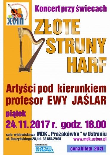 Ustroń: Ustrońska Jesień Muzyczna - Złote struny harf 24.11
