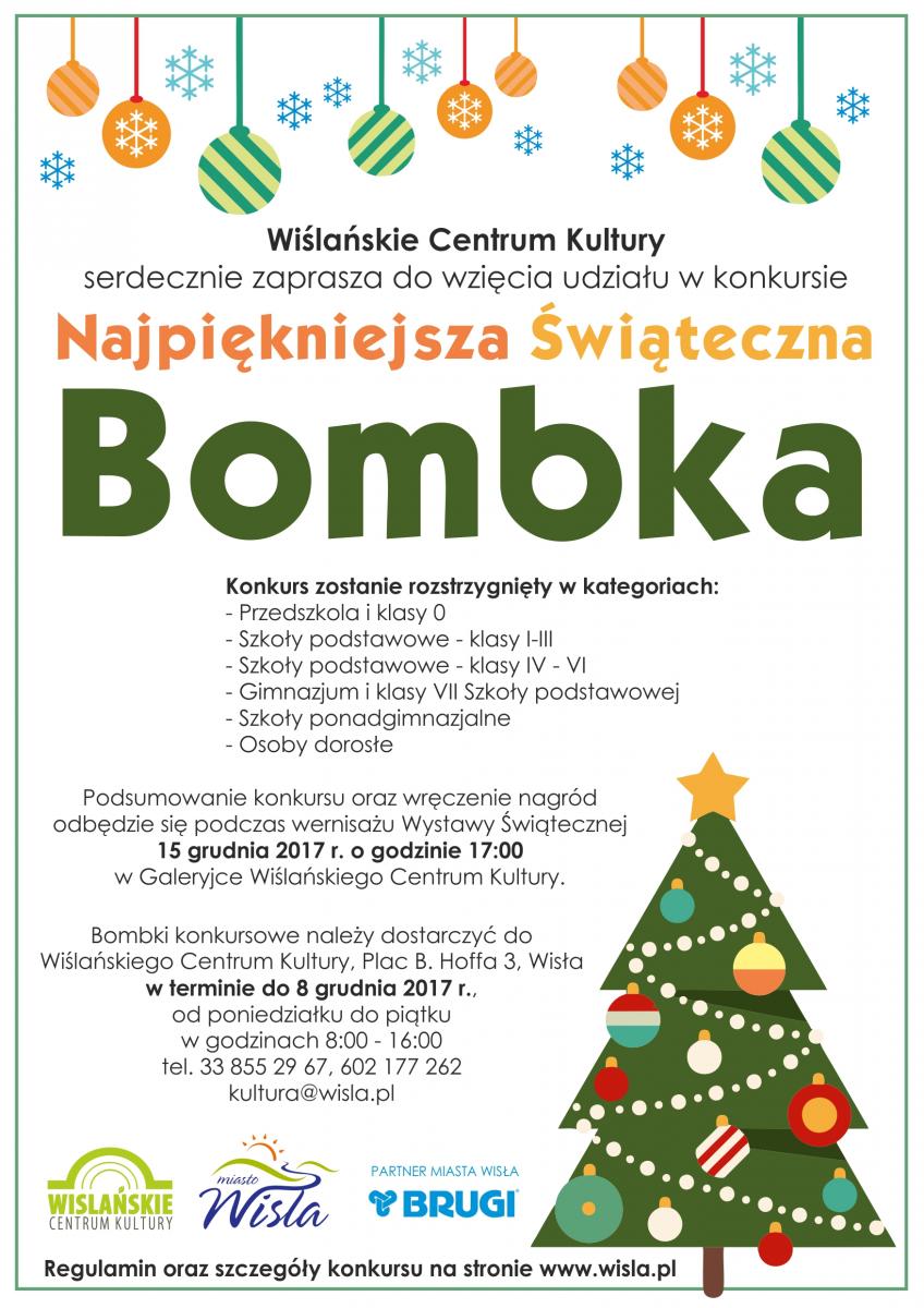 Wisła: Konkurs Najpiękniejszą Świąteczną Bombkę 10.11-08.12
