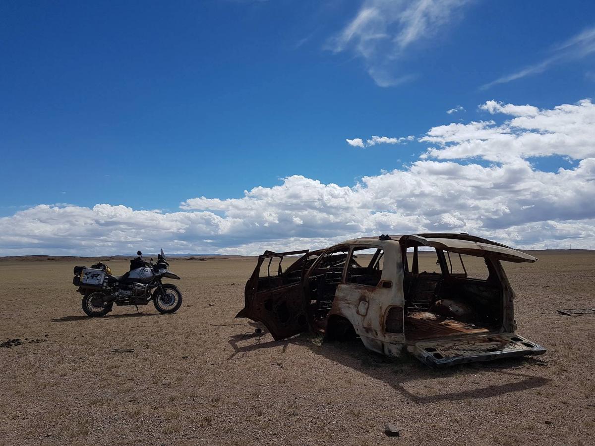 17000 km w 5 tygodni na motocyklu.