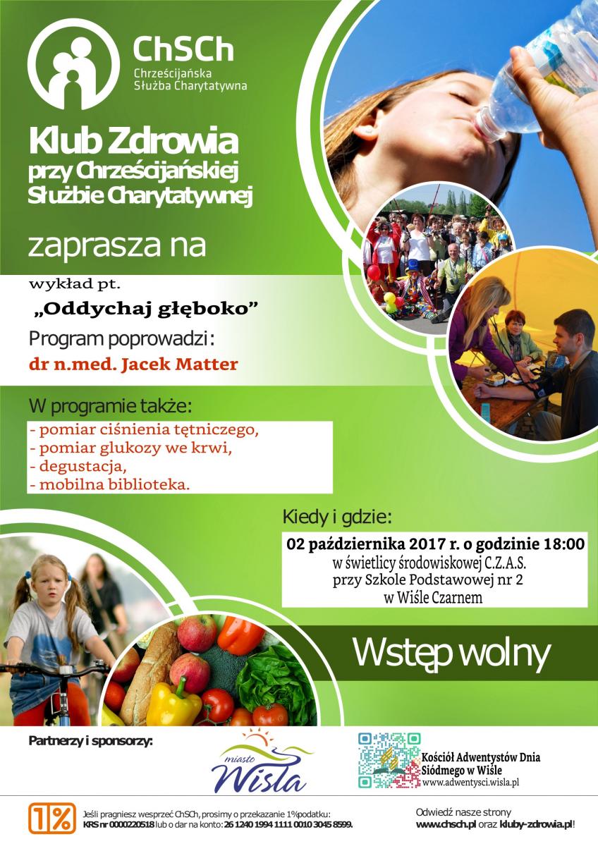 Wisła: Spotkanie Klubu Zdrowia 02.10