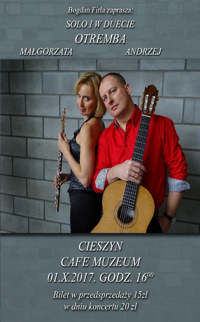 Cieszyn: Koncert Solo i w Duecie Otremba Małgorzata i Andrzej 01.10