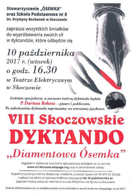 Skoczów: VIII Skoczowskie dyktando 10.10