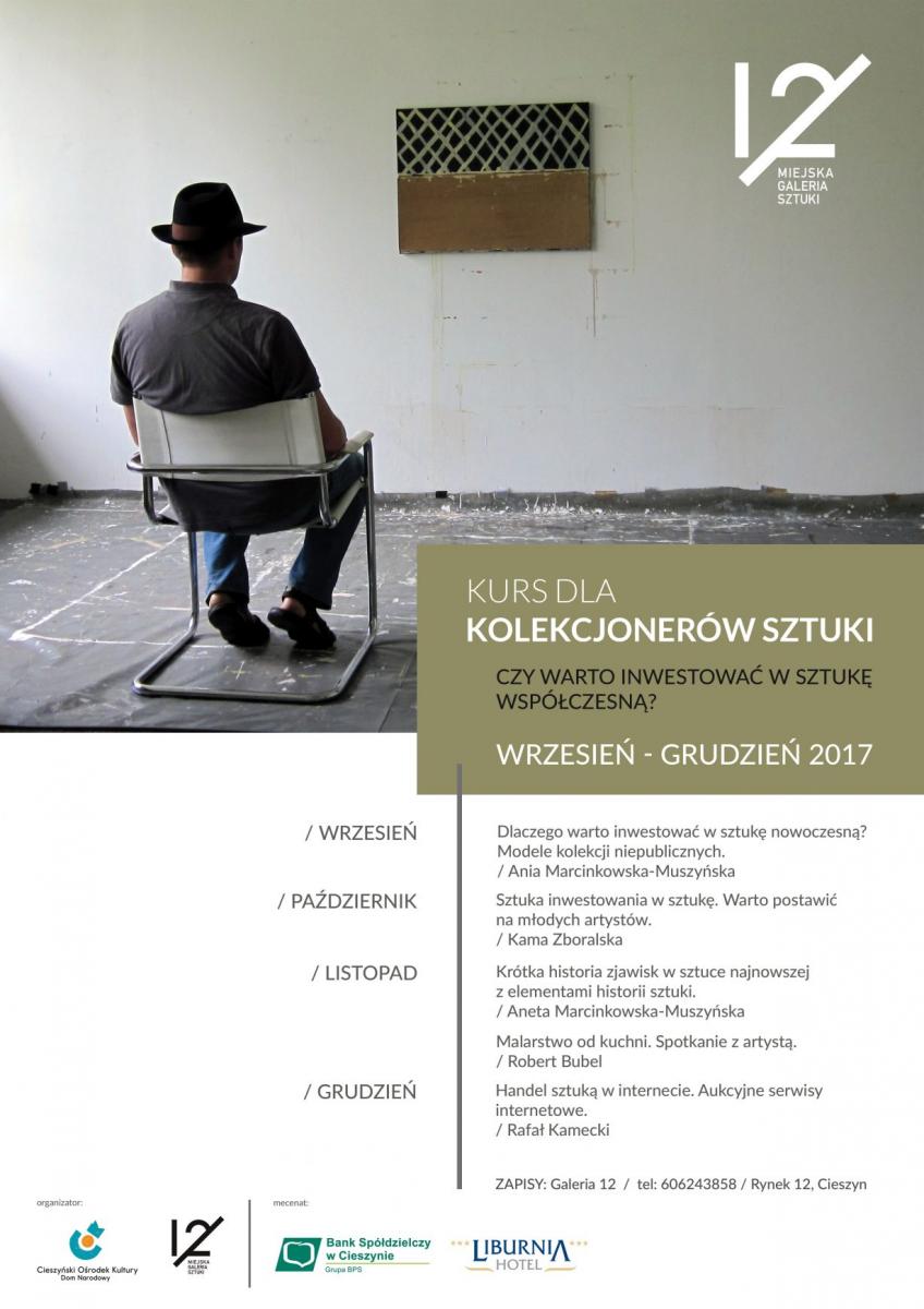 Cieszyn: Kurs dla kolekcjonerów Sztuki 29.09-30.12