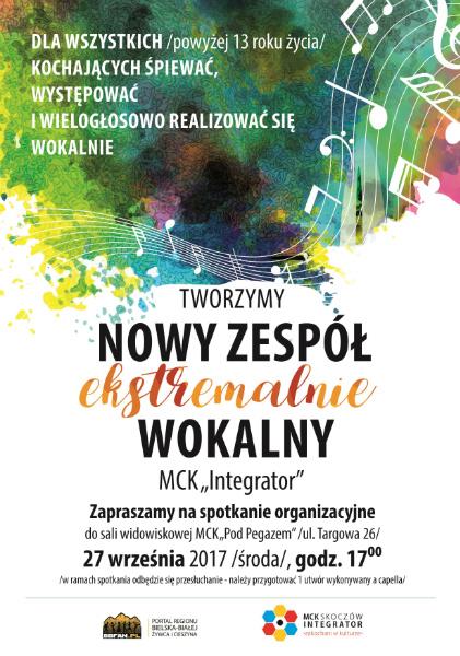 Skoczów: Tworzymy nowy zespół ekstremalnie wokalny MCK „Integrator” 27.09