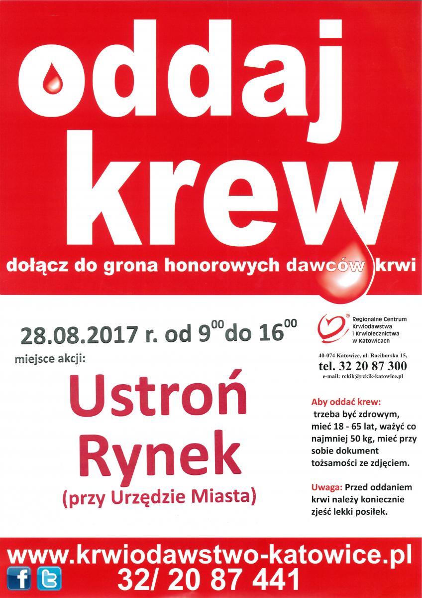 Ustroń: Akcja krwiodawstwa - 