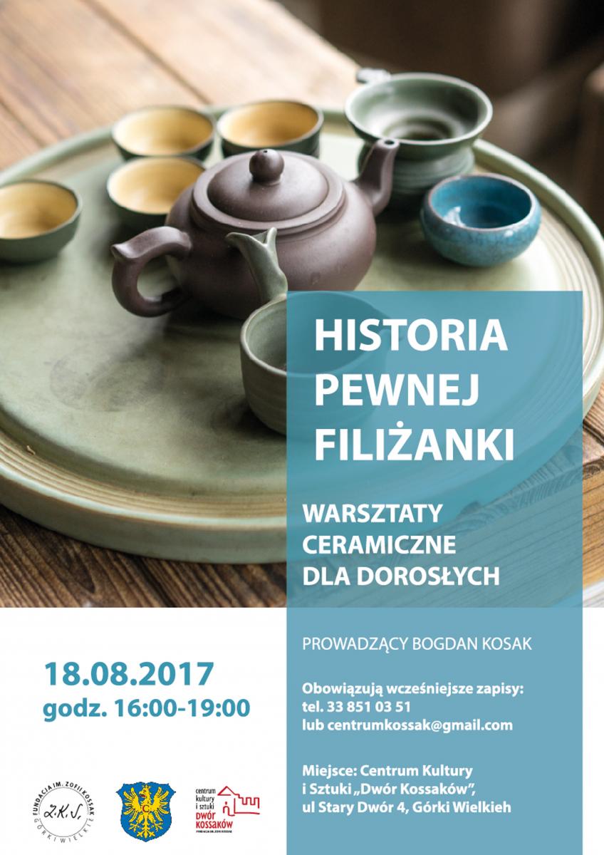 Górki Wielkie: Artystyczny Salon Kossaków - Warsztaty ceramiczne 18.08