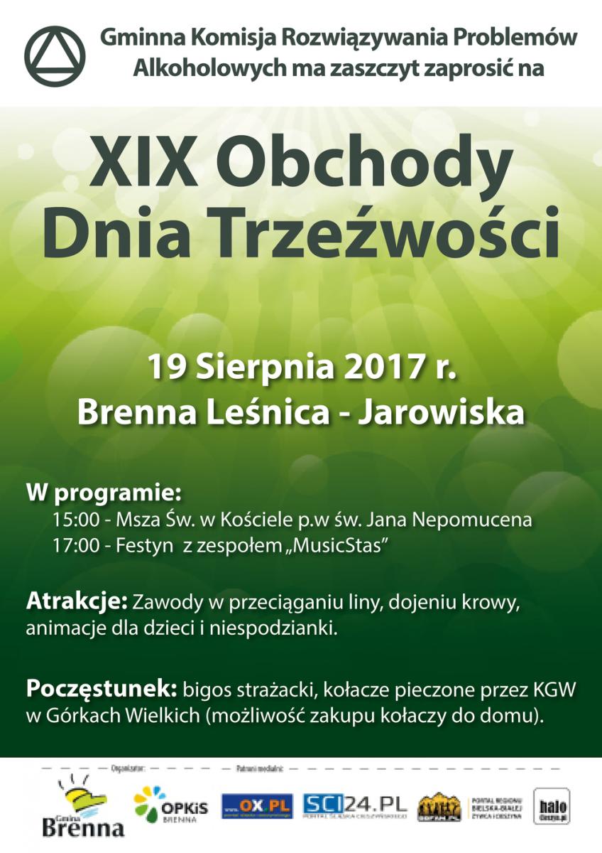 Brenna: XIX Obchody Dnia Trzeźwości 19.08
