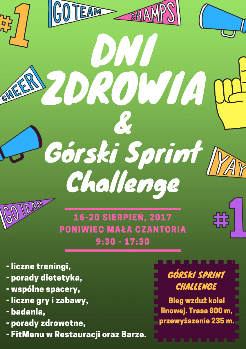 Ustroń: Dni Zdrowia & Górski Sprint Challenge 16.08-20.08
