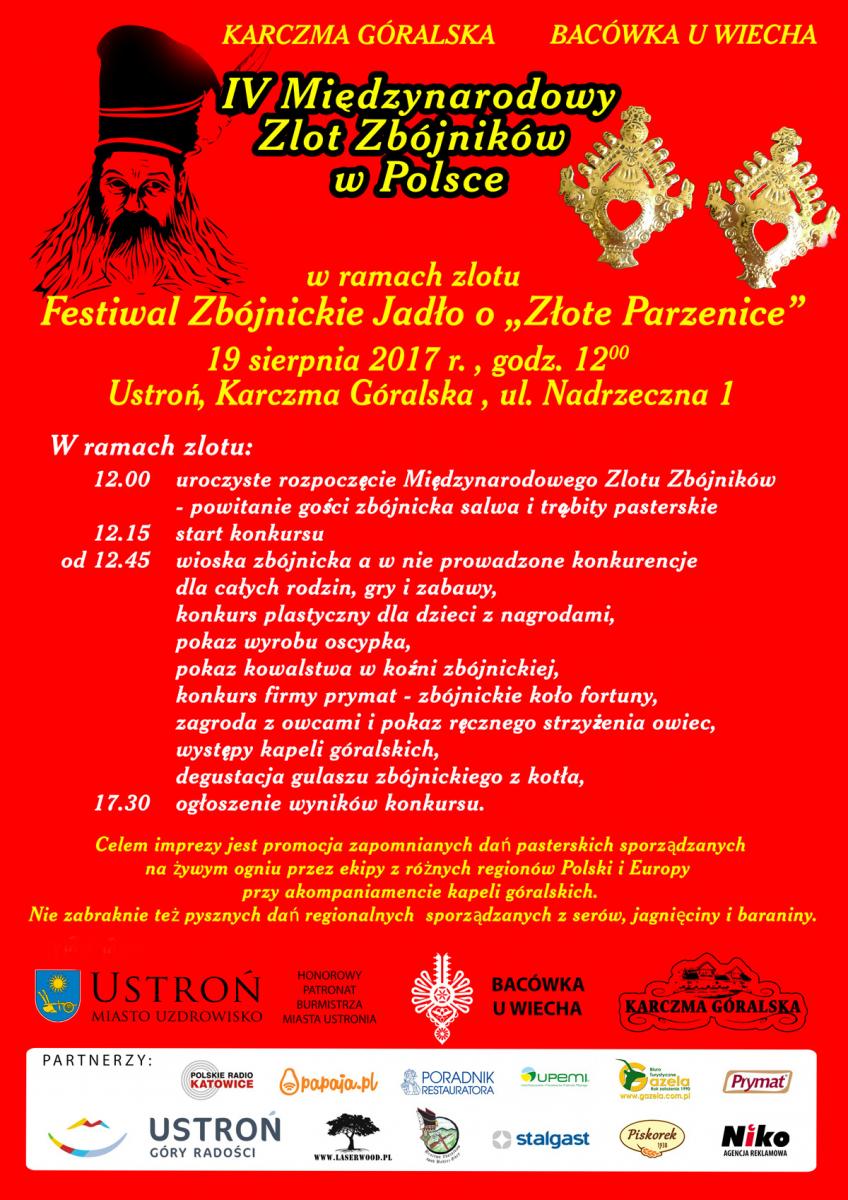 Ustroń: IV Międzynarodowy Zlot Zbójników w Polsce 19.08