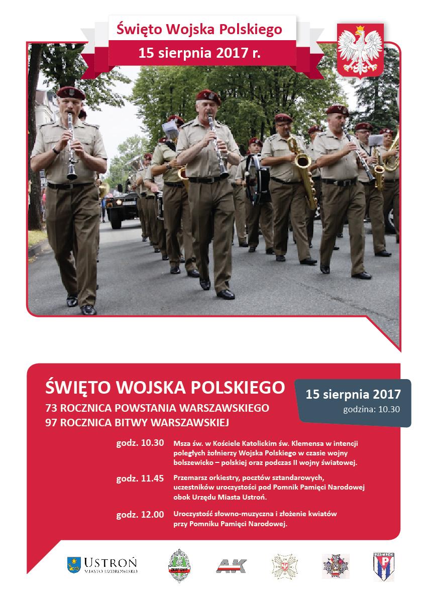 Ustroń: Święto Wojska Polskiego - uroczystości patriotyczne przy Pomniku Pamięci Narodowej 15.08