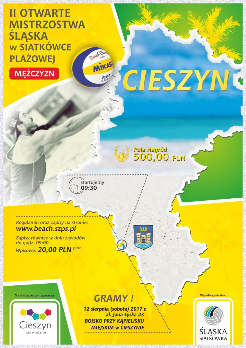II Otwarte Mistrzostwa Śląska w siatkówce plażowej turniej eliminacyjny mężczyzn 12.08