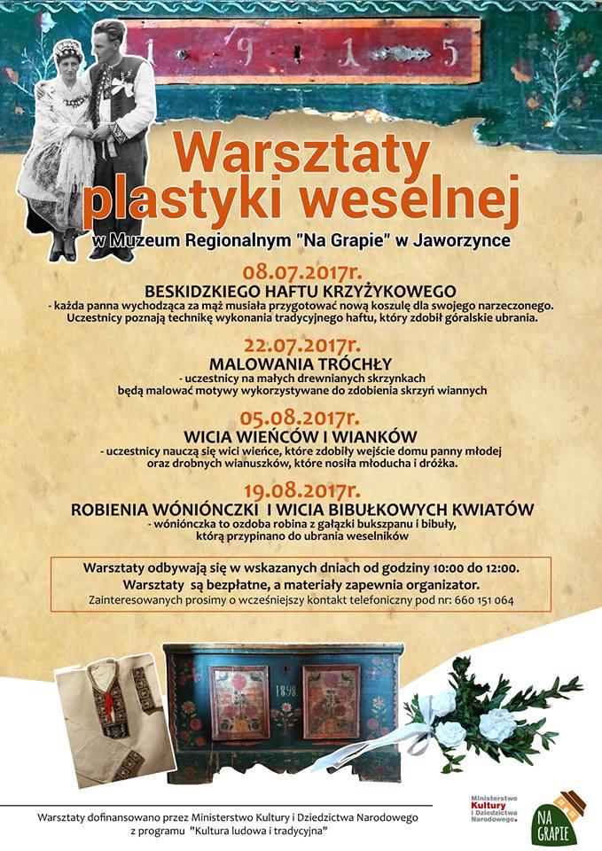 Istebna: Warsztaty plastyki weselnej - robienie 