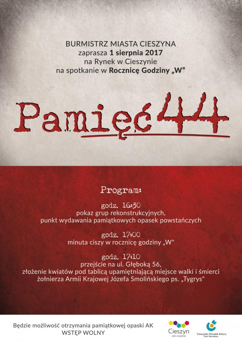 Cieszyn: „PAMIĘĆ 44” 1.08