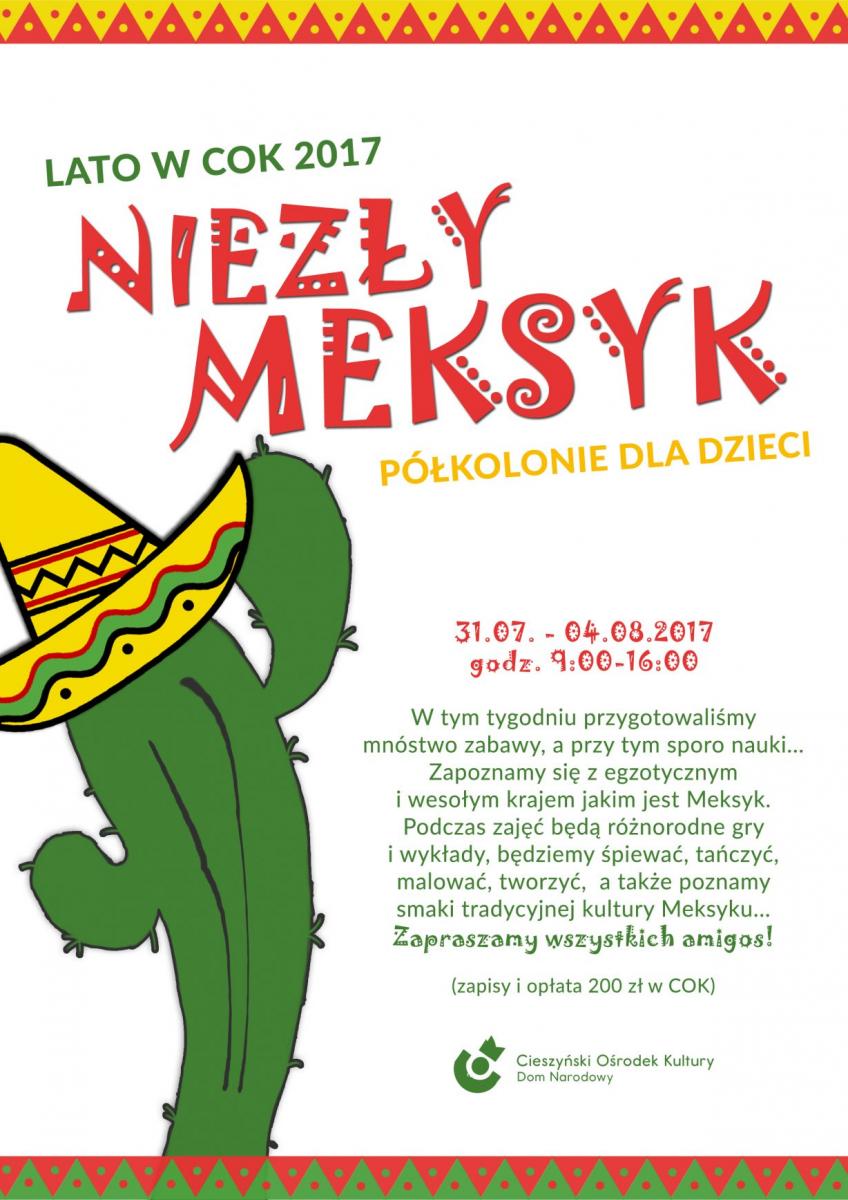 Cieszyn: Niezły Meksyk – półkolonie dla dzieci 31.07-04.08