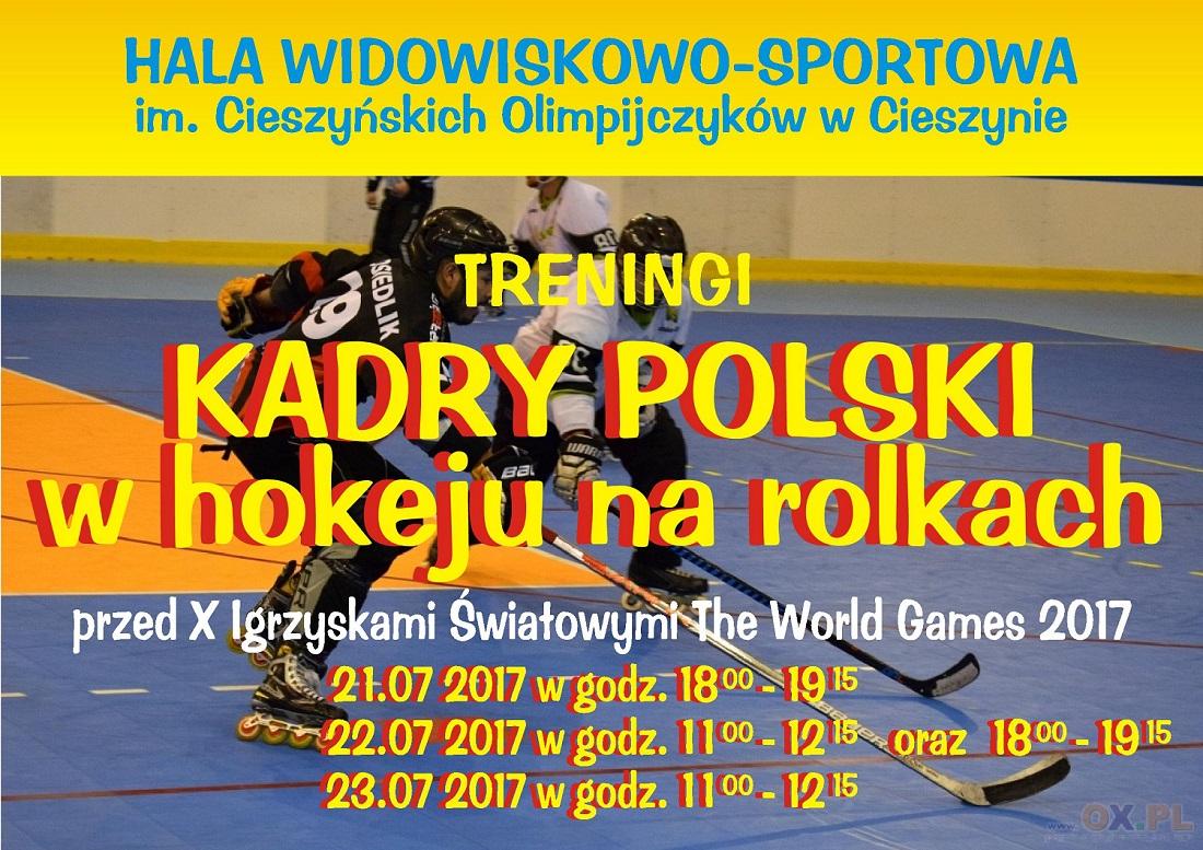 Kadra hokeja na rolkach będzie trenować w Cieszynie przed The World Games 21-23.07