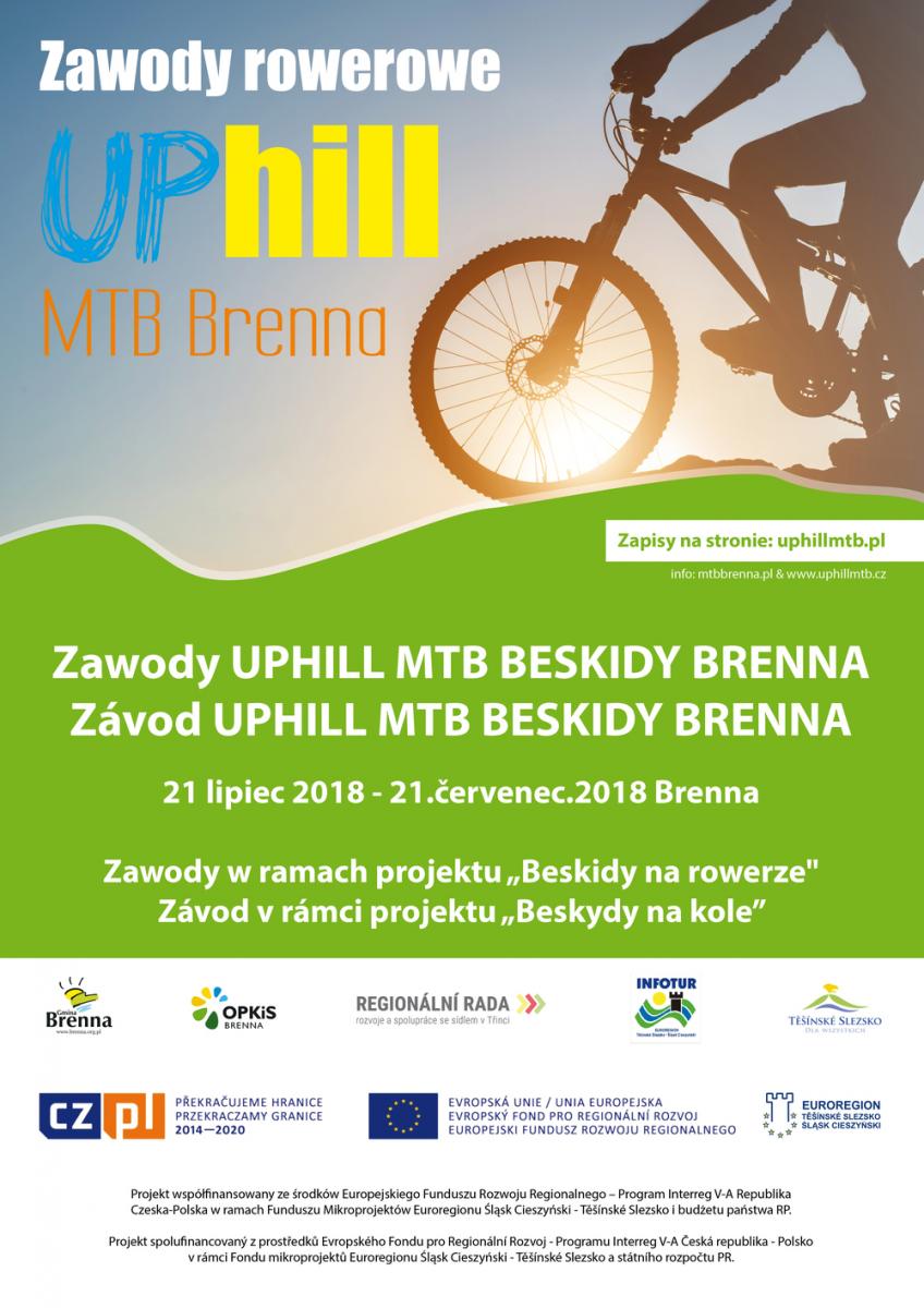 Zawody rowerowe UPHILL MTB BRENNA 21.07