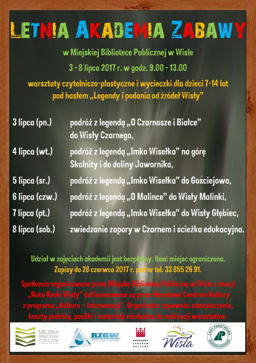 Wisła: Letnia Akademia Zabawy 03.07-08.07