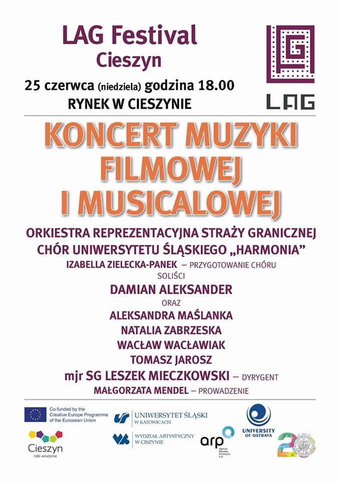 Cieszyn: Koncert muzyki filmowej i musicalowej 25.06