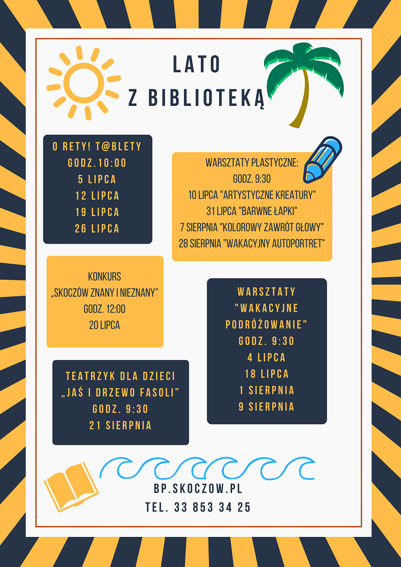 Skoczów: Lato z biblioteką! 4.07-31.08