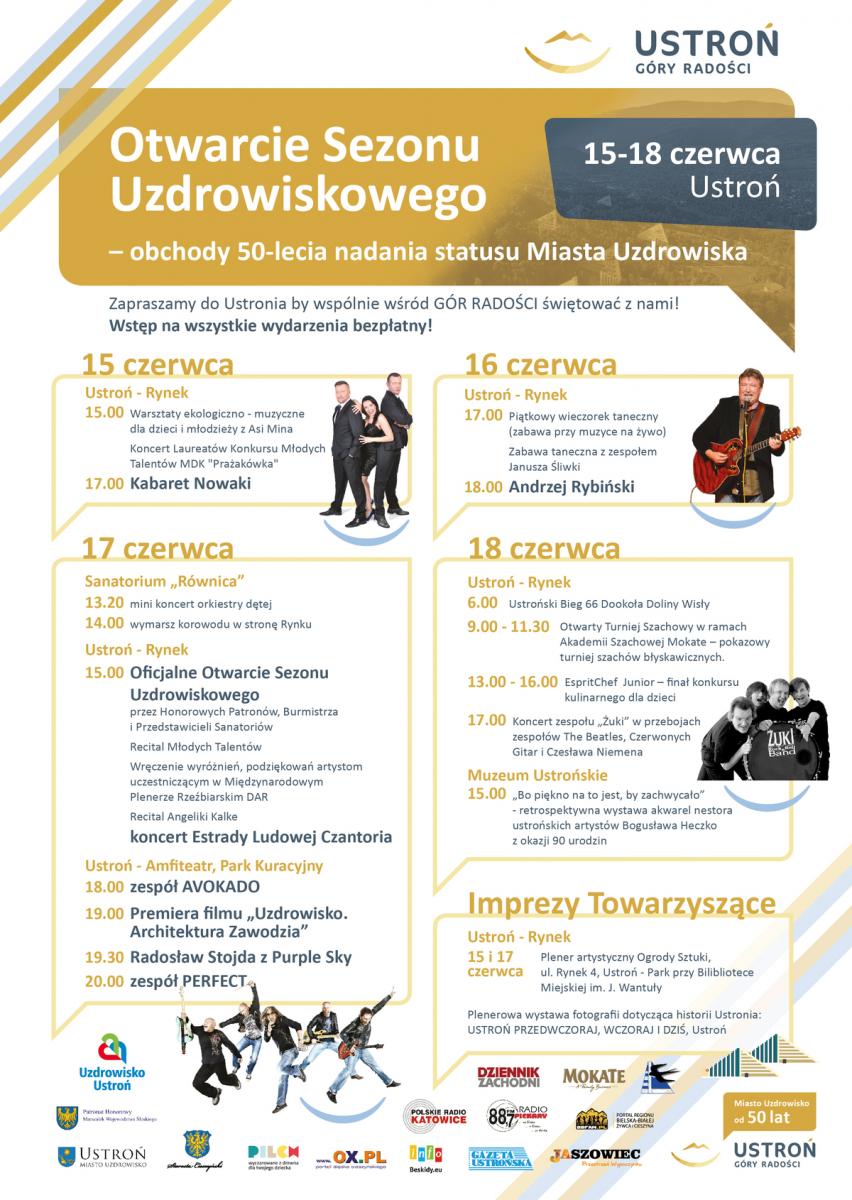 Ustroń: Otwarcie Sezonu Uzdrowiskowego 15-18.06