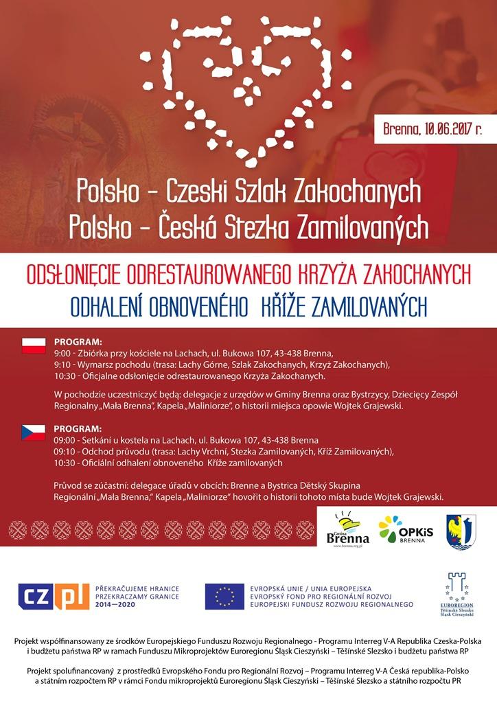 Brenna: Odsłonięcie odrestaurowanego Krzyża Zakochanych 10.06