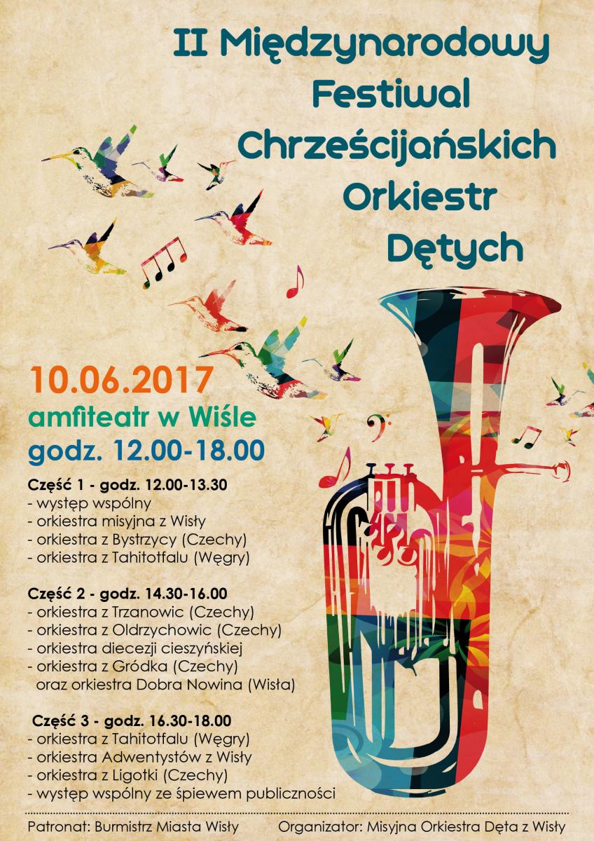 Wisła: Festiwal Chrześcijańskich Orkiestr Dętych 10.06