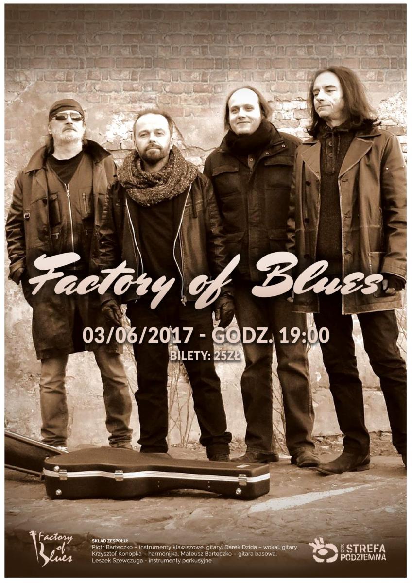 Cieszyn: KONCERT FACTORY OF BLUES – STREFA PODZIEMNA COK 3.06