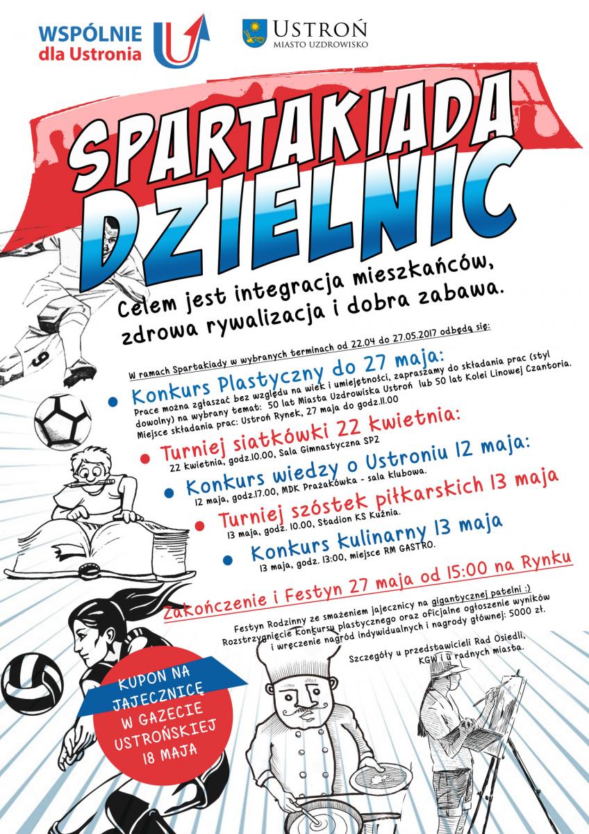 Ustroń: Spartakiada dzielnic - zakończenie i festyn 27.05