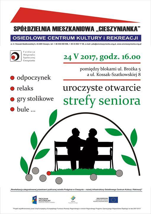 Cieszyn: Uroczyste otwarcie strefy seniora 24.05
