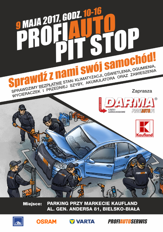 Przyjedź i zrób za darmo przegląd swojego samochodu 9.05