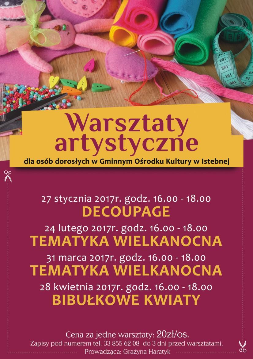 Wielkanocne Warsztaty artystyczne 31.03