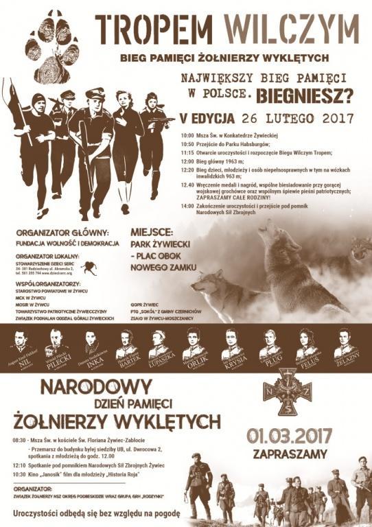 TROPEM WILCZYM - Bieg Pamięci Żołnierzy Wyklętych 26.02