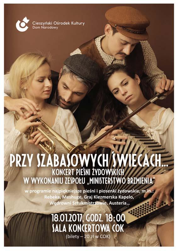Przy szabasowych świecach … koncert pieśni żydowskich 18.01