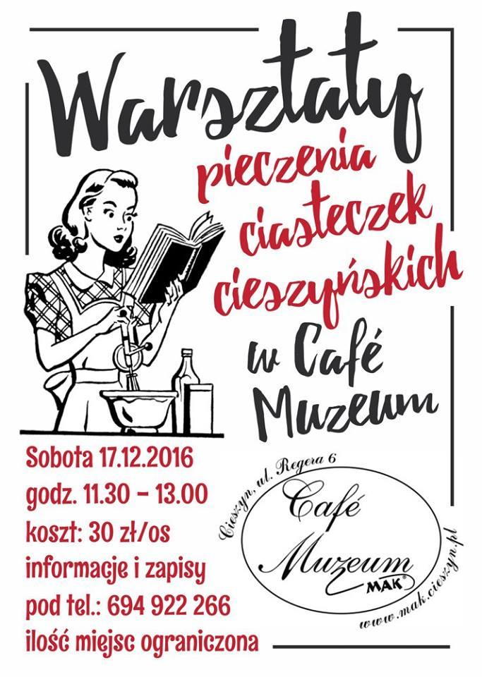 Warsztaty pieczenia ciasteczek cieszyńskich 17.12