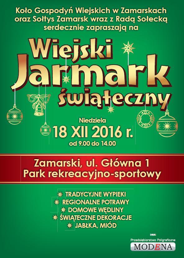 Wiejski Jarmark Świąteczny 18.12