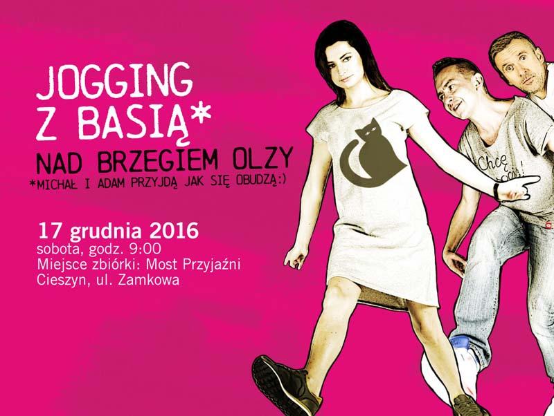 Jogging z Basią z Formacji Chatelet nad brzegiem Olzy 17.12