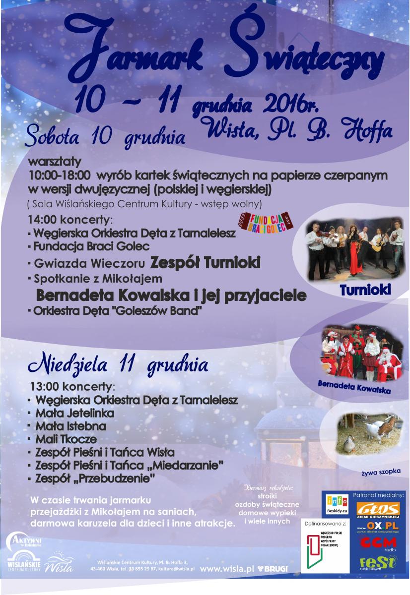 Jarmark Świąteczny w Wiśle 10-11.12