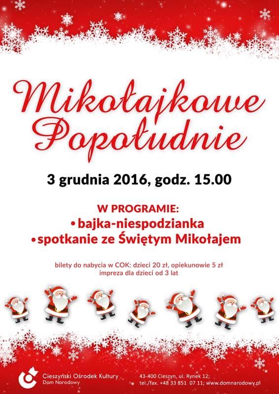 Mikołajkowe popołudnie 3.12