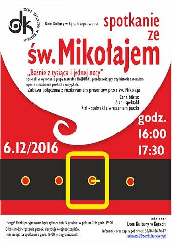 Baśniowe spotkanie ze św. Mikołajem - 06.12